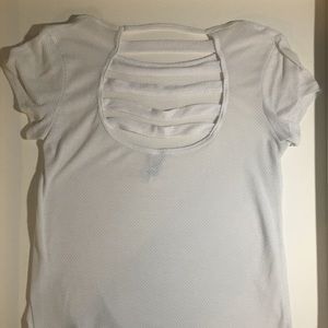 Athletic white shirt